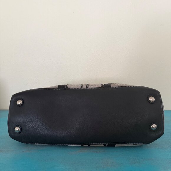 COACH Penelope Signature Navy & Gray Shoulder Bag 14422 - Picture 9 of 10